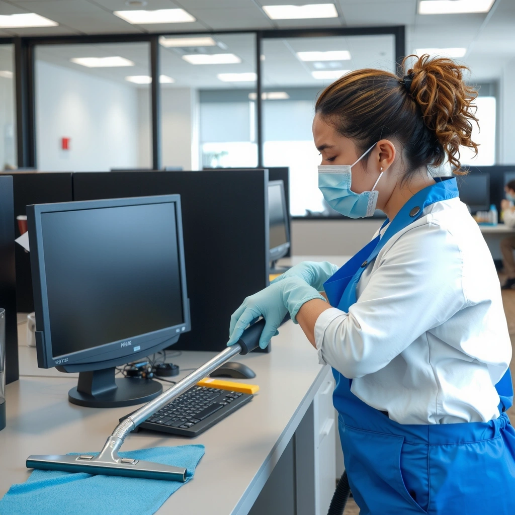 Commercial office cleaning